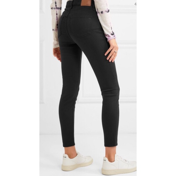 NWT Madewell High-Rise Skinny Jeans Black 25 - Picture 3 of 4
